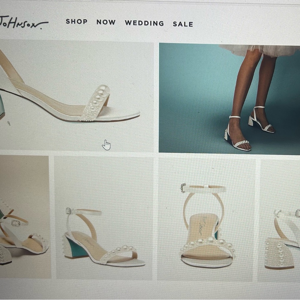 Elegant White Sandals with Pearl Accents
